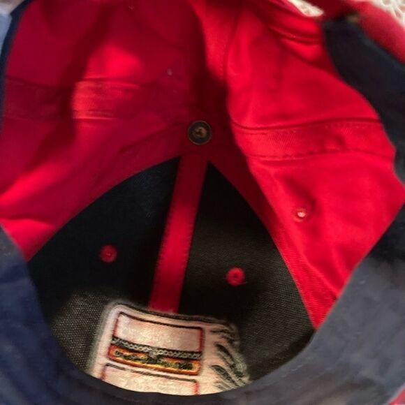 NASCAR Red & Blue Checkers Baseball Cap Hat NEW - Picture 5 of 9